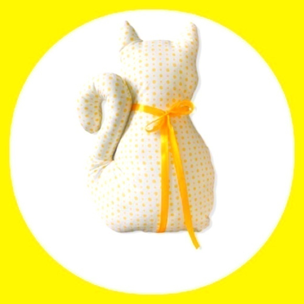 PLUSH CAT-HANDMADE-14 INCHES